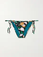 [La DoubleJ] La DoubleJ - Printed Bikini Briefs - Green - x small x small Green