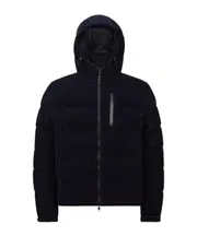 Vederna Corduroy Short Down Jacket 2 navy blue