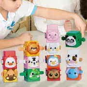 12Pcs Stacking Toys Set Stacking Cubes Color Cognition Preschool Sorting