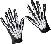 [NOLITOY] 1 Pair Paw Gloves White Fancy Dress Cycling Gloves for Women Unisex Skull Bone Full Finger Gloves Skeleton Gloves Skeleton Mechanic Gloves Makeup Gloves Clothing Women's