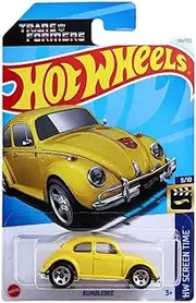 Hot Wheels - Bumblebee - HW Screen Time 9/10 - HTB35 - Short Card - Transformers - VW Beetle - Mattel 2024-1:64