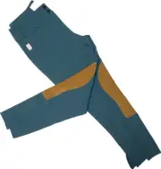 Tailored Sportsman Trophy Hunter Breeches - Lake Blue w/ Tan Patches