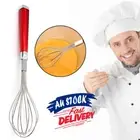 Stainless Steel Egg Beater Mixer Hand Whisk Baking Kitchen Tool Manual Blender