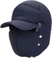 [rockible] Winter Trapper Hat Warm Winter Hat for Running Ski Cycling Camping