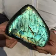 1.2lb Natural Gorgeous Labradorite Quartz Crystal Stone Specimen Healing
