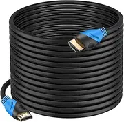 4K HDMI Cable 25M - Rommisie (HDMI 2.0,18Gbps) Ultra High Speed Gold Plated Connectors,Ethernet Audio Return,Video 4K,Full HD 1080p 3D Arc Compatible with UHD TV Monitor Laptop Xbox PS4/PS5 ect