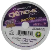 Soft Flex Wire Extreme Champagne .019, 30 ft,19 Strands,0.45mm - FT498