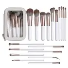 18Piece Makeup Brush Set Pearlescent White Makeup Tools Eyeshadow Brush Set Z9P5