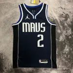 男子籃球球衣達拉斯小牛隊凱里歐文 DALLAS MAVERICKS KYRIE IRVING NBA JERSEY深藍色