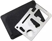 LORJE 11 in 1 Pocket Survival Credit Card Multi-Tool (1 Pack)