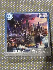New Thomas Kinkade Studios JUSTICE LEAGUE 1000-Piece Jigsaw Puzzle Batman Super