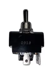 7300055 Del City Reversing DPDT (On)-Off-(On) Toggle Switch Flat Terminal 4 Pole