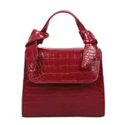 Popular Simple Female Daily Bag Retro Big Capacity Shoulder Pouch Lady PU Alligator Messenger Bag Street Handbag