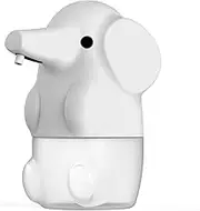 Gyorwst Automatic Soap Dispenser, Kids Foaming Soap Dispenser Touchless Rechargeable, Cute Animal Touchless Dispenser (White)