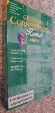 Grolier's cornerstone home math pc