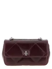 [Tory Burch] Tory Burch-Kira Diamond Clutch Bordeaux-Donna OS