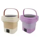 Folding Washing Machine 10.5L Full Automatic Portable Plug In Mini Underwear HG