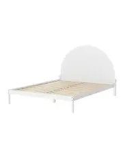 [Artiss] Daly Queen Size Wooden Bed Frame in White