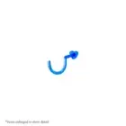Heart Design Ultra-flexible 20ga Nose Screw
