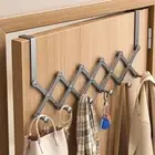 Scalable Over The Door Hook Hanger Clothes Storage Towel Coat Bag Hanging Rack
