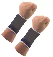 2 x Wrist Brace Elastic Support Band Hand Forearm Sleeve Arthritis Tennis Gym