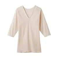 在飛比找樂天市場購物網優惠-GUNZE郡是女保暖衛生衣七分袖 100%綿+抗菌防臭加工+