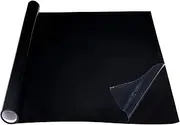 Fish Tank Wallpaper - Static Cling Black Fish Tank Backdrop | Aquarium Poster Background, Aquarium Backdrop for Fish Tank