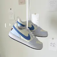 在飛比找蝦皮購物優惠-UP_NIKE COURT BOROUGH 米藍 藍黃 休閒