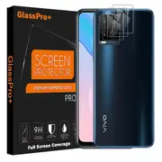 [3 PACK] Vivo Y21S Camera Lens Tempered Glass Protector Guard - Case Friendly