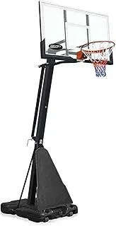 Genki 2.45m-3.05m Portable Basketball Hoop System Stand w/Scoreboard Height Adjustable