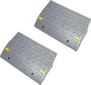 BISupply Curb Ramps for Driveway Ramps for Low Cars, Car Ramps, Motorcycle Ramp, Threshold Ramp, Loading Ramps 6in 2pk