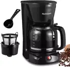 12 Cup Drip Coffee Maker, Coffee Pot Machine Permanent Coffee Filter, Coffee Mac