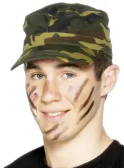 Military Camouflage Army Cap Costume Hat