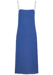 Khaite Sicily Silk Midi Slip Dress - Blue - 4 (UK8 / S) 4 (UK8 / S)