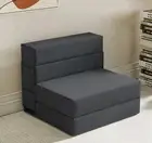 Sleeper Chair Folding Foam Beds, Convertible Sofa Mattress 6 x 24 x70 Gray