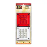 LED Autolamps Stop Tail Reverse Double Light 24 LED Lamp 12-24 Volt Blister