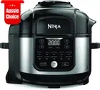 11-In-1 Multi Cooker 6 Litre Capacity Portable Black Grey Works with Ninja Foodi
