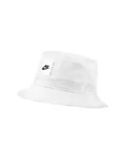 Nike Kids Bucket Hat L/XL White Black 100% Cotton 360 Coverage Beach CZ6125 100