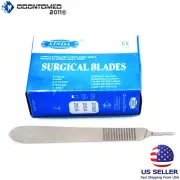 100 Scalpel Blades #11 + 1 Scalpel Handle #3