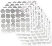 [TOVINANNA] 600pcs Glue Sticker for Eyelash Extension Eyelash Extension Glue Pad Grafting Eyelash Glue Sticker Nail Stickers Adhesive Glue Stickers Extension Glue Sticker Silver