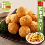 【愛上美味】正澎湖手工花枝丸6包(300G/包 火鍋料/湯料/炸物)