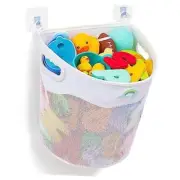 Quick-Fetch Way Mesh Bath Toy Holder, Wide Opening and Large Capacity Bath Toy