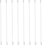 [HOLIDYOYO] 8Pcs 24 Inches Blind Wand, Blind Wand Replacement, Window Blind Tilt Rod with Hook and Grip, Clear Blind Wand, for Window Opener Accessory