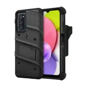 Zizo Bolt Galaxy A03s Rugged Holster Belt Clip Phone Case And Tempered Glass
