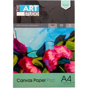 The Art Studio A4 Canvas Textured Paper 200gsm (25 Sheets)
