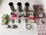 for YANMAR 3TN66 Rebuild Overhaul kit Valve Guide seat Piston Ring crankshaft conrod Bearing Cylinder Liner Full Gasket kit