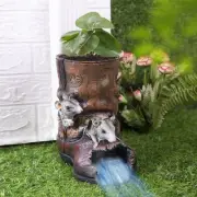 Mouse Statues Gutter Extension Outdoor Decor, Animal Downspout Drain Diverter...