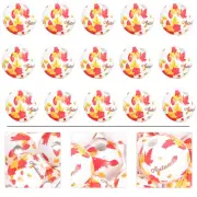 100 Pcs Maple Leaf Pattern Beads Greenery Garlands Fall Decor