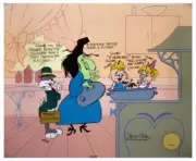 Chuck Jones "Bugs & Witch Hazel: Truant Officer" LE (AP 52/75) Cel, Signed 1994