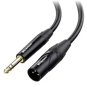 Cable Matters 6.35mm TRS to XLR Cable - 3m, XLR to 6.35mm (1/4 Inch) Audio Cable, Male to Male